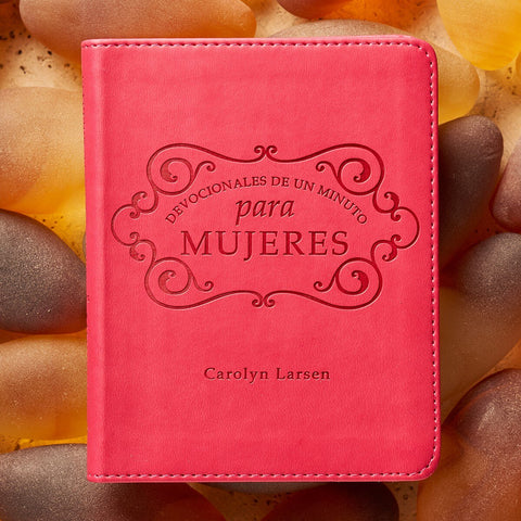 Devocionales de un minuto para mujeres en símil cuero