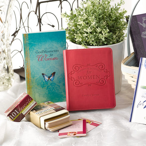 Pink Faux Leather One-minute Devotions for Women Devotional