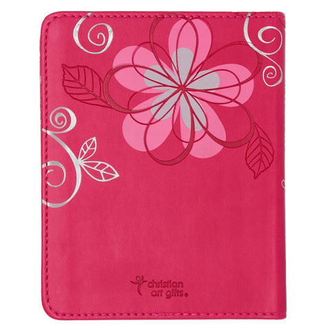 The One-Minute Devotions for Girls Pink Faux Leather Devotional