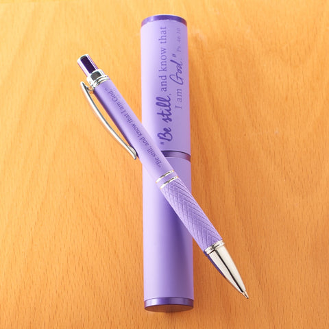 Three Color Stylish Pen and Case Merchandiser