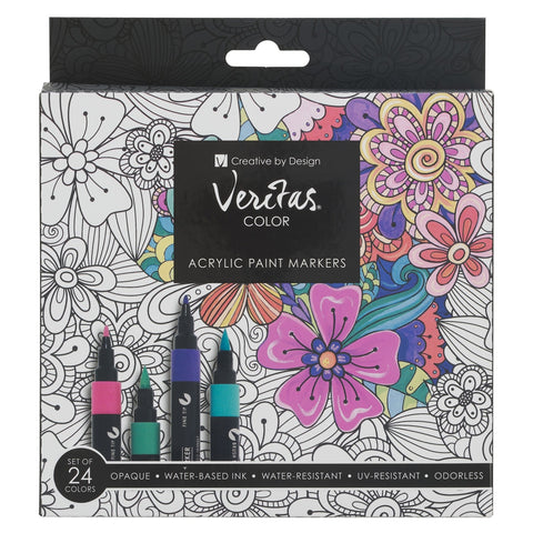 Veritas Color Acrylic Paint Marker Set