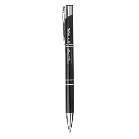 Man of God Black Gift Pen in Brown Prism Gift Box - 1 Timothy 6:11