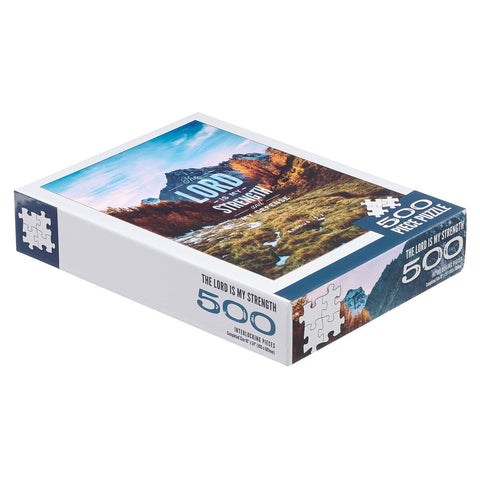 Strength & Defense Mountain Top 500-piece Jigsaw Puzzle - Exodus 15:2