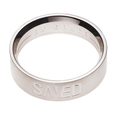 Save by Grace - Ephesians 2:8 Men's Ring