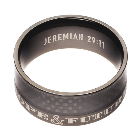 Hope and Future - Jeremiah 29:11 Men's Ring
