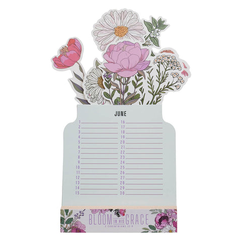 Bloom in His Grace Special Days Calendar - 2 Corinthians 12:9