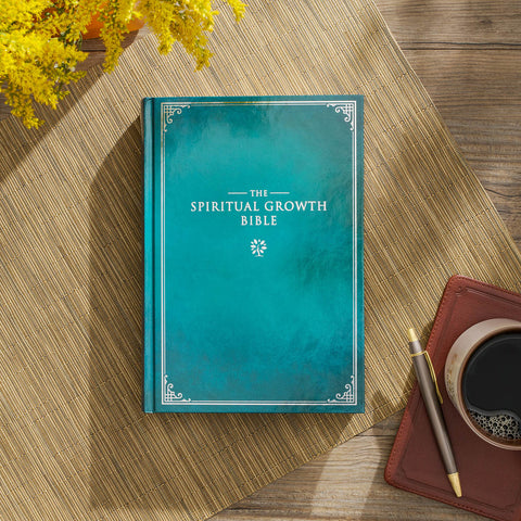 Teal Hardcover Spiritual Growth Bible
