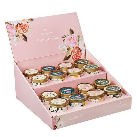 Pre-packed Candle Tins Merchandiser 