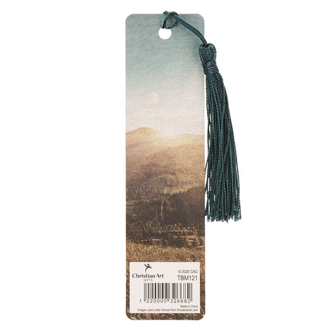 Psalm 23 Serene Pasture Bookmark with Tassel - Psalm 23:1-3
