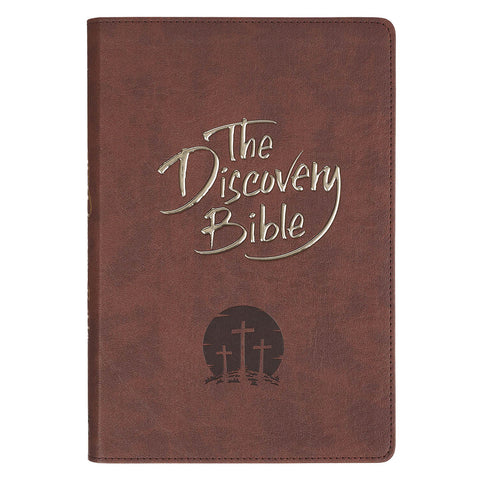 Brown Faux Leather Discovery Bible