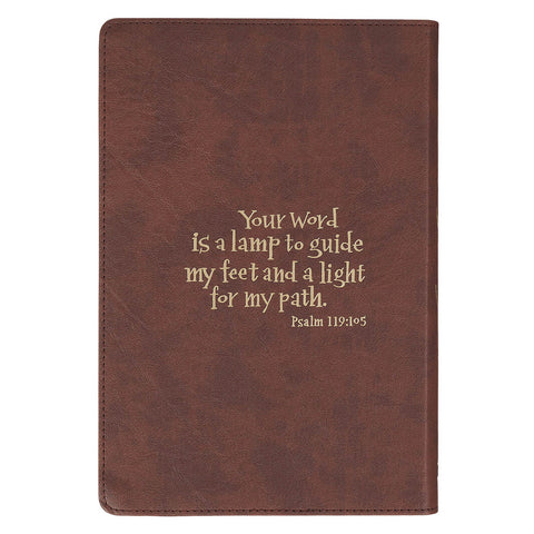 Brown Faux Leather Discovery Bible