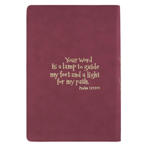 Velvet Rose Faux Leather Discovery Bible