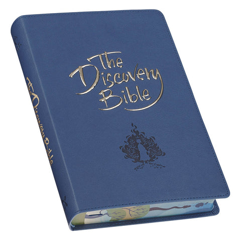 Blue Faux Leather Discovery Bible