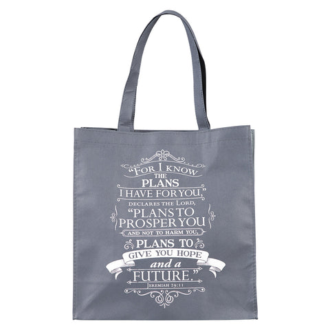 For I Know the Plans Tote Shopping Bag Jeremiah 29:11