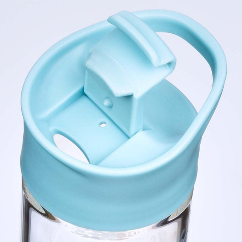 Blue The Joy of the Lord Glass Water Bottle  - Nehemiah 8:10