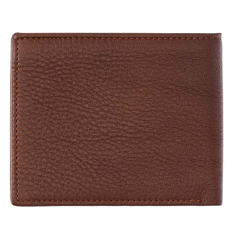 Blessed Is The Man Timber Spice Brown Genuine Leather Wallet - Jeremiah 17:7