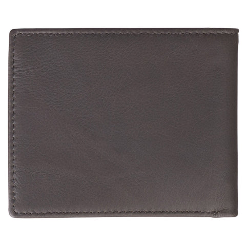 Be Strong in the Lord Charcoal-Brown Genuine Leather Wallet - Ephesians 6:10