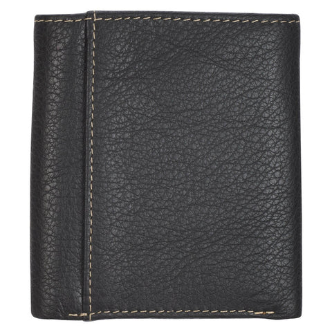 The Plans Black Full Grain Leather Wallet - Jeremiah 29:11
