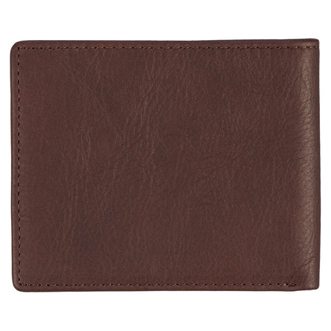 Trust in the Lord Dark Brown Full Grain Leather Wallet - Proverbs 3:5