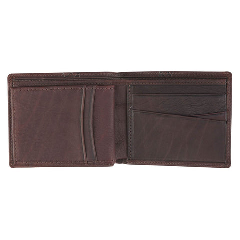 Crown of Thorns Espresso Brown Genuine Leather Wallet