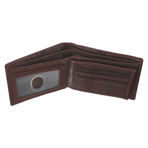 Crown of Thorns Espresso Brown Genuine Leather Wallet