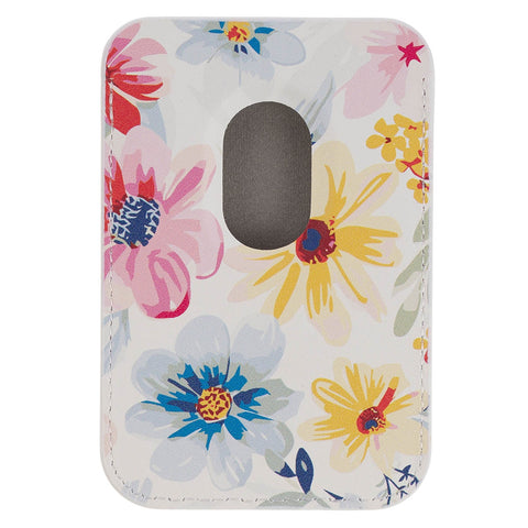 Teachers Plant Seeds White Floral Faux Leather Phone Wallet