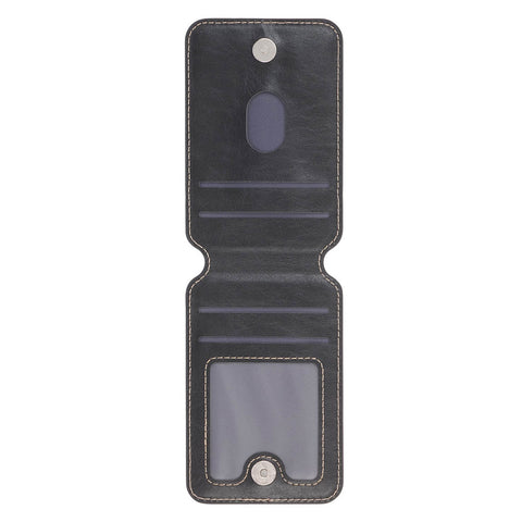 Cross Black Faux Leather Phone Wallet with Stand